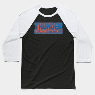 Oklahoma City Thunder 01 Baseball T-Shirt